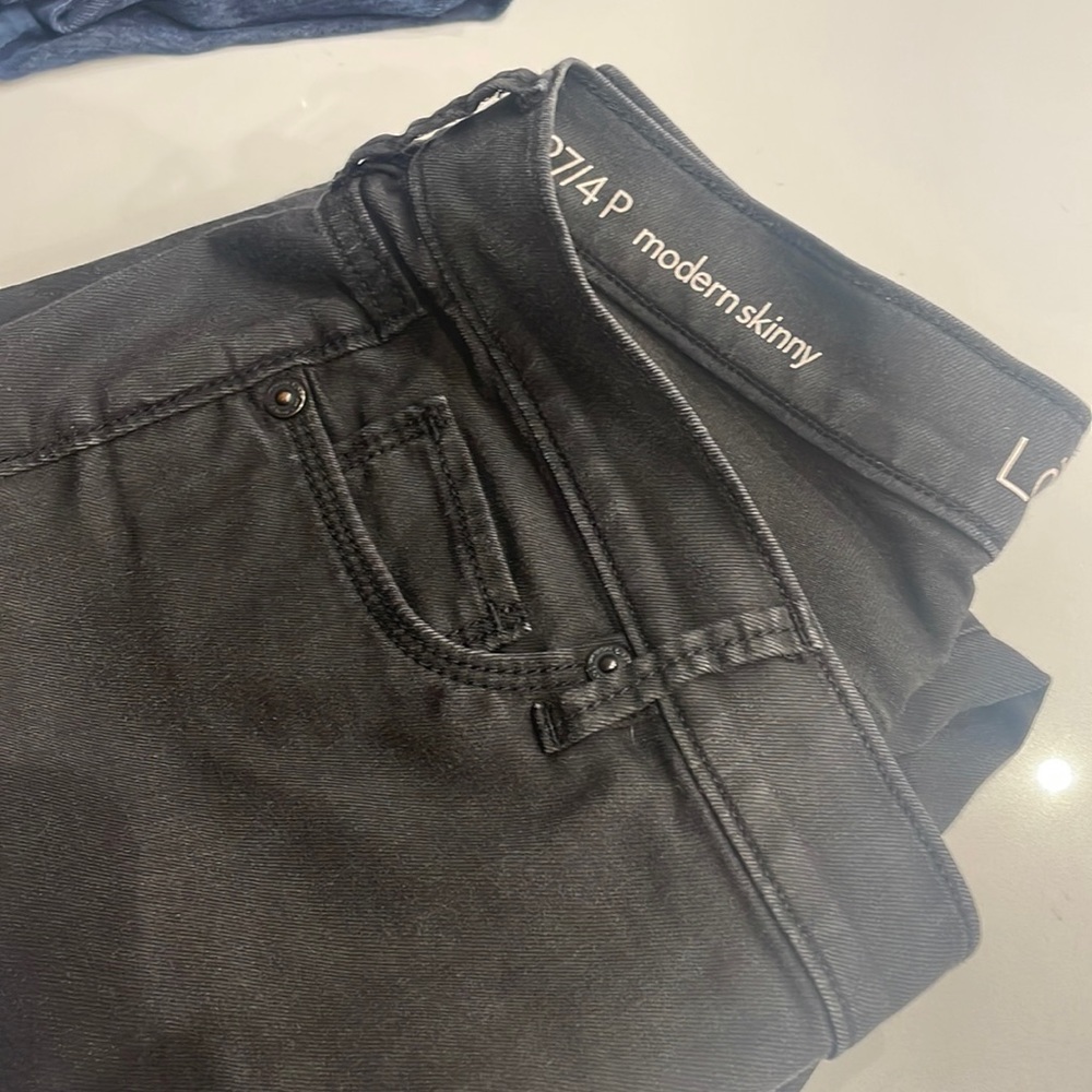 Loft Modern Skinny 27/4p black wash jeans